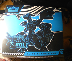 Pokemon TCG Black Bolt Elite Trainer Box ETB Sealed Box - Image 1