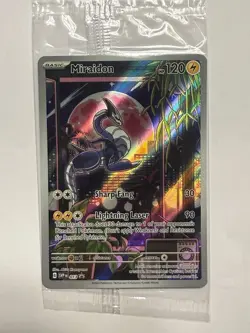 Pokemon TCG Miraidon SVP Black Star Promos SVP013 Holo Promo Sealed - NM/M - Image 1