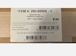 English Pokemon Trading Card Game Classic Collection Box original shipping box 820650875687 - Image 1