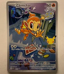 Chimchar 041 First Partner Black Star Promo Illustration Rare Pokemon TCG MINT - Image 1