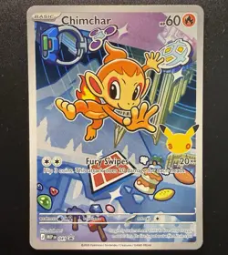 Chimchar 041 First Partner Black Star Promo Illustration Rare Pokemon TCG MINT - Image 2