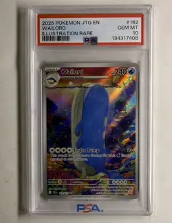 Wailord 162/159 PSA 10 Gem Mint Pokemon TCG Journey Together English - Image 1