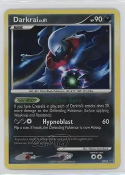 Darkrai Pokemon Diamond & Pearl Black Star Promo #DP52 2007 - Image 1
