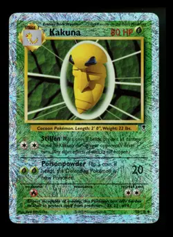 Kakuna 50/110 Legendary Collection 2002 Reverse Holo Vintage Pokemon Card - Image 1