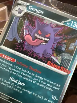 Pokemon TCG Gengar GameStop Exclusive Stamped Promo Card SEALED - Image 1