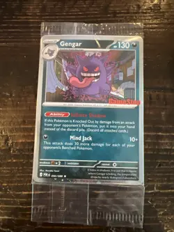 Pokemon TCG Gengar GameStop Exclusive Stamped Promo Card SEALED - Image 2