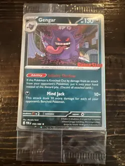 Pokemon TCG Gengar GameStop Exclusive Stamped Promo Card SEALED - Image 4