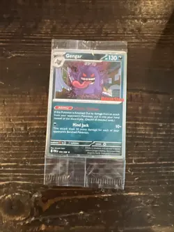 Pokemon TCG Gengar GameStop Exclusive Stamped Promo Card SEALED - Image 5
