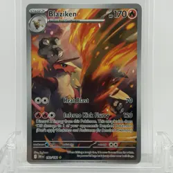 Pokemon TCG Destined Rivals Blaziken #192/182 Illustration Rare LP+ - Image 1