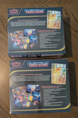 IN HAND Pokemon Chaos Rising Pokemon Center Elite Trainer Box ETB x2 SHIPS 2DAY! - Image 3