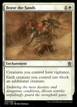 Brave the Sands 005/269 Khans of Tarkir MTG Magic the Gathering card - Image 1