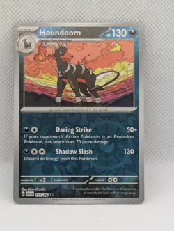 HOUNDOOM 133/197 UC OBSIDIAN FLAMES POKEMON REVERSE HOLO NM/M HOUNDOOM - Image 1