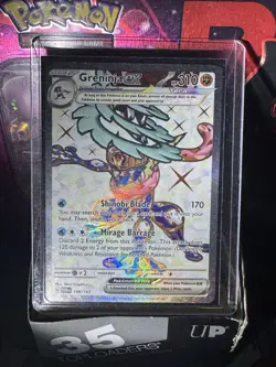Pokemon TCG Twilight Masquerade Greninja EX 198/167 Ultra Rare Card NM Condition - Image 1