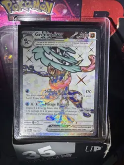 Pokemon TCG Twilight Masquerade Greninja EX 198/167 Ultra Rare Card NM Condition - Image 3