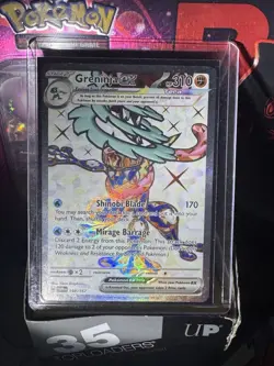 Pokemon TCG Twilight Masquerade Greninja EX 198/167 Ultra Rare Card NM Condition - Image 4