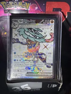 Pokemon TCG Twilight Masquerade Greninja EX 198/167 Ultra Rare Card NM Condition - Image 5