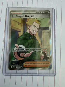 Pokemon TCG Lt. Surge's Bargain Mega Evolution 170/132 - Image 2