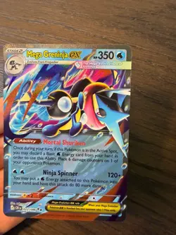 Mega Greninja ex 022/086 - ME: Chaos Rising Pokemon TCG - English NM - Image 3