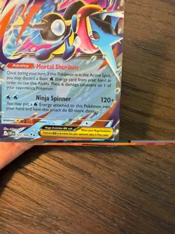 Mega Greninja ex 022/086 - ME: Chaos Rising Pokemon TCG - English NM - Image 5