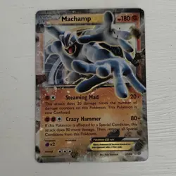 The Pokemon Company Machamp EX Holo Ultra Rare XY Ancient Origins 37/98 EN 180HP - Image 1