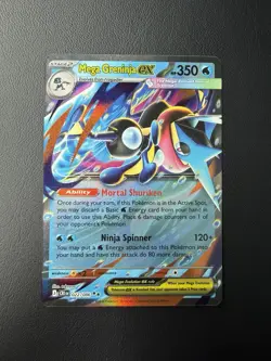 Mega Greninja ex 22/86 Double Rare Pokemon Chaos Rising NM - Image 1