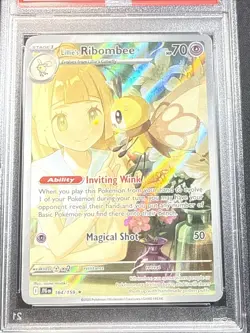 POKEMON JOURNEY TOGETHER ILLUSTRATION RARE LILLIE'S RIBOMBEE PSA GEM MINT 10 - Image 2