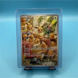 Pokemon TCG Eevee 188/167 SV06 Twilight Masquerade IR Holo Full Art - Image 1