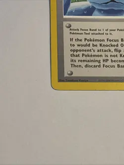 FOCUS BAND - Neo Genesis - 86/111 - Rare Trainer - Pokemon Card - Unlimited - NM - Image 3