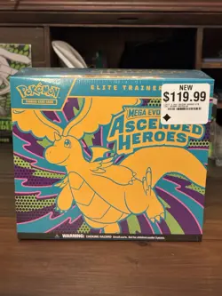 Brand New Sealed Pokemon TCG Mega Evolution Ascended Heroes ETB - Image 1