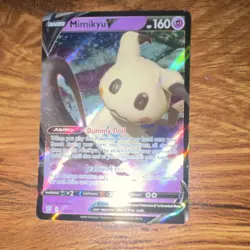 Pokemon Mimikyu V Swsh05 Battle Styles 062/163 160 HP Psychic Ultra Rare Holo - Image 1