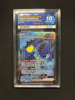 Iron Crown EX Special Illustration 158/131 Pokemon Prismatic Evolutions ACE 10 - Image 1