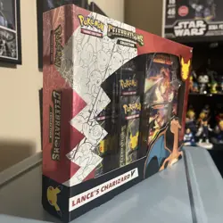 Pokemon TCG: Celebrations Collection Box [Lance's Charizard V Oversize] (2021) 820650809392 - Image 4