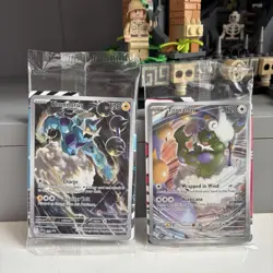 Pokemon Center Promo Cards - Black Bolt + White Flare Stamped Sealed NEW - Image 1