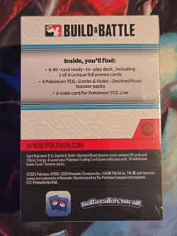 Pokemon Scarlet & Violet Destined Rivals Build and Battle Box New Sealed💥💥 - Image 2