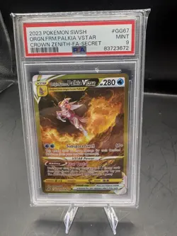 2023 Pokemon SWSH Orgn.Frm.Palkia VStar Crown Zenith FA Secret #GG67 PSA 9 - Image 1