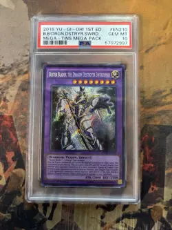 2016 Yu-Gi-Oh! Buster Blader, The Dragon Destroyer Swordsman #MP16-EN210 PSA 10 - Image 2