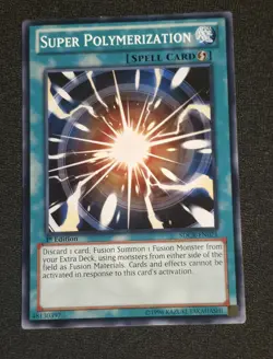 Yu-Gi-Oh! TCG Super Polymerization SdCR-EN021 Common 1st Ed LP - Image 1