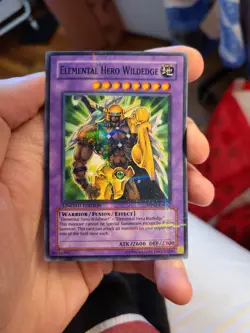 Yugioh Elemental Hero Wildedge MF02-EN002 Parallel Rare - Image 1