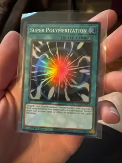 Yu-Gi-Oh! TCG Super Polymerization RA03-EN053 Super Rare NM - Image 1
