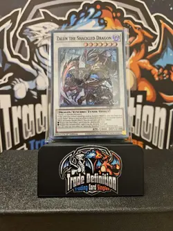 Yugioh BPRO-EN042 - Zalen the Shackled Dragon - Super Rare - Image 1