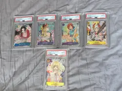 ONE PIECE ILLUSTRATION BOX VOL 1&2 NAMI BOA MARIA YAMATO AND OP13 STUSSY PSA 10 - Image 1