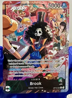 Brook OP15-022 Alt Art Leader, Adventure on Kami’s Island One Piece TCG English - Image 5