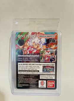 One Piece Monkey D. LuffyUS Voyage CollegeBasketball Promo CardGonzaga SEALED - Image 2