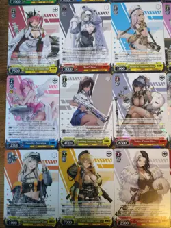 Beautiful 20 Weiss Schwarz NIKKE Card Lot - Anime Waifu Diva Elegg Soda Neon - Image 5