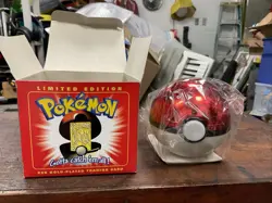 SEALED Pokemon Charizard Trading Card 23k Gold Plated 1999 Burger King New n Box - Image 2