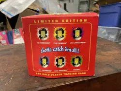 SEALED Pokemon Charizard Trading Card 23k Gold Plated 1999 Burger King New n Box - Image 5
