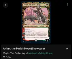 Magic the Gathering Innistrad: Arlinn, the Pack's Hope Foil Card Double Feature - Image 2