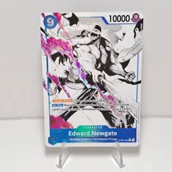 One Piece Edward Newgate Card ST22-003 Parallel Alt Whitebeard White Blue 22 TCG - Image 1