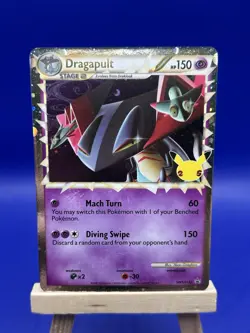 Dragapult SWSH132 Celebrations Holo Promo Pokemon Card standard size NOT Jumbo - Image 1