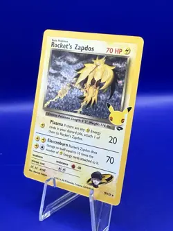 Rocket's Zapdos Holo Pokemon Celebrations Classic Collection TCG Card 15/13 - Image 2